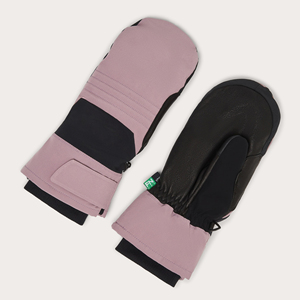 Gants de ski d'hiver unisexes imperméables coupe-vent isolés thermiquement en cuir - Product Image 1