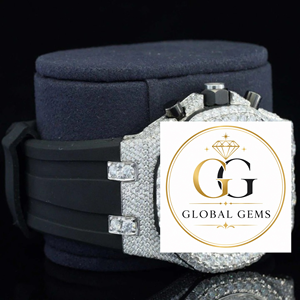 Indian Manufacture Luxury Fully Iced Out Moissanite Diamond Watch for Parties Business and Everyday Fashion Available for Sale - Product Image 3