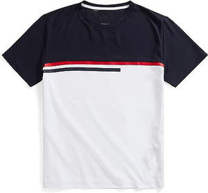 T-shirt sportif pour homme en polyester/coton de haute qualité, broderie personnalisée, manches courtes, col rond, coupe ample, respirant, écologique - Product Image 1