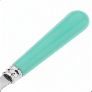Ensemble de couverts modernes avec manches en résine turquoise, en acier inoxydable, compatibles lave-vaisselle, pour les tables de mariage - Product Image 3
