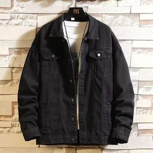 <b>Top</b> Fashion <b>Men's</b> Canvas Denim Jacket New Latest Hot Selling Fancy Casual Classic Elasticity Hooded Winter Front Logo - Product Image 1