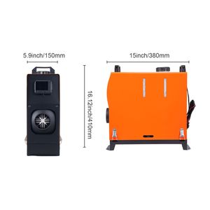 Riscaldatore ad Aria Diesel 12V 5KW Portatile con Serbatoio da 5L, Telecomando e Display LCD, Riscaldatore Elettrico per Auto Tutto-in-Uno - Product Image 4