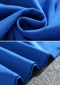 Camiseta de Algodón Personalizada para Hombre de Marca Propia, Manga Corta, Cuello Redondo, Color Sólido, Transpirable, Corte Regular, Ropa Casual - Product Image 4