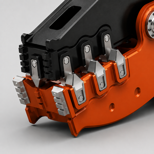 เครื่องบดแบบหมุนไฮดรอลิกสำหรับงานหนักของจีน พร้อมฟันบดที่เปลี่ยนได้ - Product Image 2
