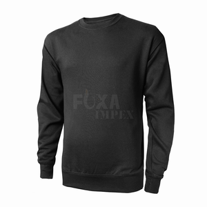Sudadera cálida de invierno con cuello redondo para hombre, jersey de manga larga con forro polar, ropa informal elegante, ajuste cómodo a la venta - Product Image 3