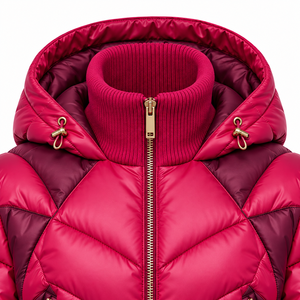 Blouson matelassé court surdimensionné pour homme, couleur unie, teint sur mesure, respirant, doublure en nylon écologique, coupe-vent en coton de haute qualité - Product Image 3