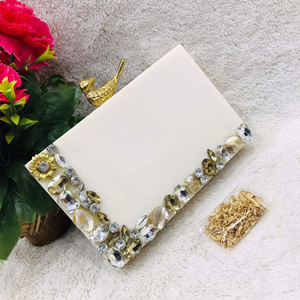 Indian Handmade Beads Wedding <b>Gift</b> Party Bags Wrist Handbag Evening Clutches for Women BY MULTI CRAFT - Product Image 2