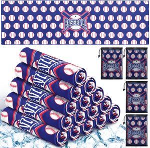 Toallas Personalizadas para Equipos de Béisbol, Impresión Digital, Logotipo y Nombre del Equipo Personalizados, Función de Refrigeración, Tela Personalizada, OEM/ODM, Venta al Por Mayor - Product Image 1