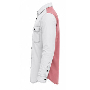NFPA2112 CAT2 Waterproof Fluorescent Plus Size Safety Workwear <b>Shirts</b> Flame Retardant Western Long Sleeve <b>Welding</b> Chest Pockets - Product Image 4