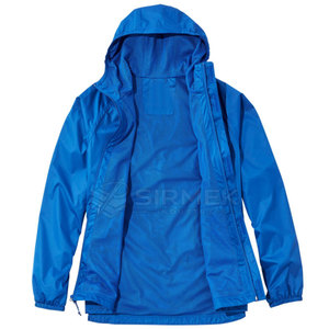 Breathable Packable Outdoor Men <b>Rain</b> <b>Jacket</b> With Waterproof Shell Adjustable <b>Hood</b> Full Zip For Hiking Running Fishing - Product Image 2