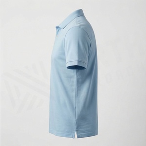 เสื้อโปโลแบบยูนิเซ็กซ์ไซส์ใหญ่พิเศษ ผ้าฝ้าย ออกแบบโลโก้ OEM ตามสั่ง เสื้อผ้าทำงานสำหรับผู้ชาย เสื้อยืดสีตามสั่ง - Product Image 3