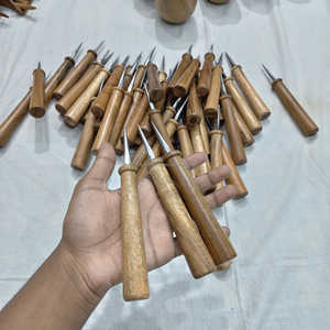 Aguja de Coser de Cuero de Alta Calidad con Mango de Madera, Diseño Nuevo, Herramienta de Costura Recta para Cuero, Accesorio de Costura - Product Image 4