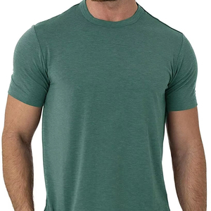 Camiseta de manga corta antiarrugas, transpirable, antipilling, diseño casual, tela de alta calidad para hombre, corte regular, cuello redondo - Product Image 1