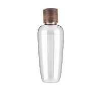 Ensemble de shakers à cocktails en acier inoxydable avec logo personnalisé, cuillère de bar à manche en bambou, doseur, kit d'outils de bar haut de gamme, fournisseur en gros