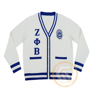 Cárdigan Casual de Lana de Invierno de Alta Calidad para Mujer, Ligero y Personalizado, Ropa de la Hermandad Zeta Phi Beta - Product Image 4