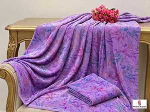 Soft Multicolor Foil Printed Velvet Fabric Premium Garments Dresses Kaftans Fashion Wear Home Textile OEM - Product Image 5