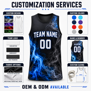 Camiseta de Baloncesto Juvenil Personalizada con Efecto Humo, Sublimada, Ligera, Transpirable, con Nombre y Número del Jugador, Uniforme de Equipo, Fabricante - Product Image 3