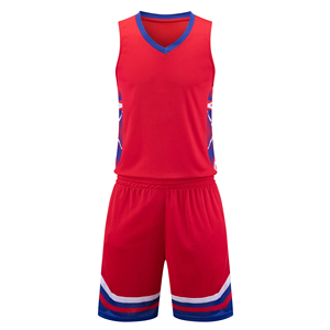 Ensemble de maillots et shorts de basket-ball personnalisés unisexes, prix ajustable, légers, séchage rapide, respirants, durables - Product Image 1