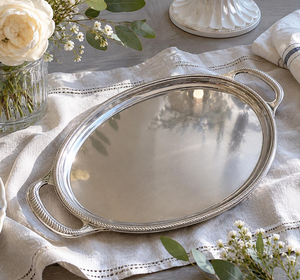 Assiette de Présentation Robuste en Aluminium Doré Poli, Écologique et Durable, Idéale pour les Salles de Réception - Product Image 6
