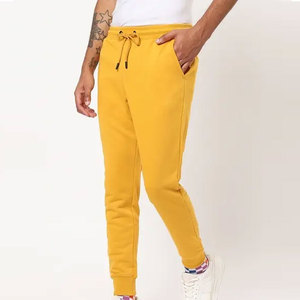 Design Your Own Custom Logo Men's Lightweight Mid Waist Gym <b>Joggers</b>-100% Cotton Breathable Outdoor Use Made in Pakistan - Product Image 1
