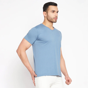 Camiseta de Hombre, Algodón Premium, Manga Corta, Cuello Redondo, Informal, Básica, Ligera, Transpirable, a la Moda - Product Image 3