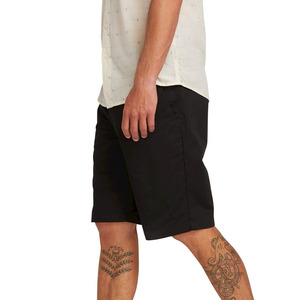 Shorts cargo décontractés pour hommes, taille élastique, 100 % coton, taille mi-haute, avec imprimé lettres et broderie appliquée - Product Image 6