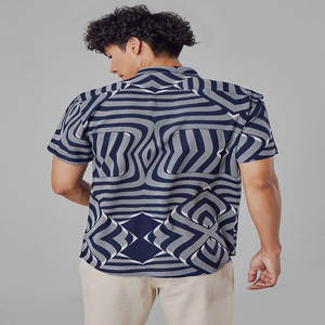 Custom Logo Printed <b>Men's</b> <b>Long</b> <b>Sleeve</b> XL Cotton Polo <b>T</b>-<b>Shirt</b> Breathable Corduroy Casual <b>Shirt</b> Home Use - Product Image 5