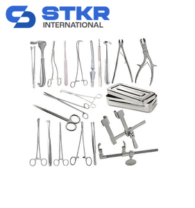 STKR INTERNATIONAL Juego de 24 Instrumentos Quirúrgicos de Acero Inoxidable, Herramientas Manuales para Cirugía General, Certificación CE ISO13485 Clase I - Product Image 4