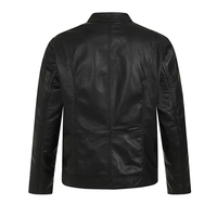 Veste en cuir de qualité supérieure pour homme avec col montant, tissu en toile respirant et à séchage rapide, nouvelle arrivée