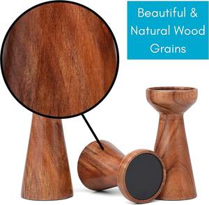 Candelabros de Madera Rústicos para Decoración de Mesa, Centro de Mesa para Sala de Estar o Comedor - Product Image 4