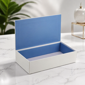 กล่องบรรจุภัณฑ์อิเล็กทรอนิกส์แบบแข็งทำจากกระดาษลูกฟูกที่เป็นมิตรกับสิ่งแวดล้อมและรีไซเคิลได้ |   บรรจุภัณฑ์อิเล็กทรอนิกส์สำหรับผู้บริโภคแบบเคลือบด้านพร้อมลายนูนด้วยรังสียูวี - Product Image 2