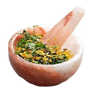 Lampes en sel rose de l'Himalaya sculptées à la main sur mesure de qualité supérieure OEM pour la décoration intérieure, mortier et pilon - Product Image 3