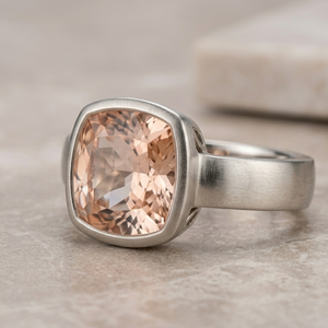 10MM <b>Cushion</b> Gemstone <b>Ring</b> Handmade Anniversary Jewelry 92.5 Sterling Silver <b>Ring</b> <b>Wedding</b> - Product Image 2