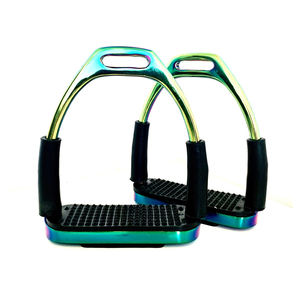 อุปกรณ์ขี่ม้า ที่วางเท้าสแตนเลสแบบปรับได้ กระเป๋าใส่อุปกรณ์ขี่ม้าแบบพกพา - Product Image 1