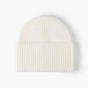 Gorro de Punto Clásico Unisex con Borde Plegable, Gorro de Invierno con Puño Acanalado, Gorro de Punto Cálido, Gorro de Punto Sólido con Borde Plegado OEM/ODM - Product Image 4