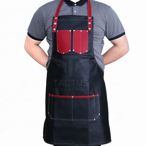 Factory Price High Quality Barber <b>Aprons</b> Durable <b>Leather</b> Made Best Fabric Comfortable Wear Barber <b>Aprons</b> - Product Image 2