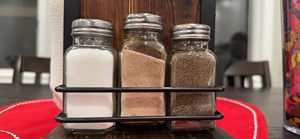 Porta servilletas de madera para salero y pimentero, adecuado para cocina, restaurante, decoración del hogar. - Product Image 4