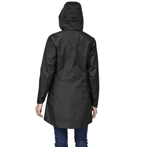 Veste imperméable de haute qualité pour femmes, parka à 3 couches, à capuche, respirante, en nylon, veste technique d'extérieur, logo personnalisé, longue veste de pluie - Product Image 2