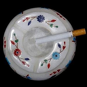 Aluminum Smokeless Ashtray Contemporary American Style Square Design Luxury Premium Elegant Durable Heat Resistant Cigar - Product Image 1