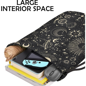 Sac à dos à cordon de serrage multicolore en polyester, sac de sport réglable avec espace pour logo, meilleur prix, fournitures OEM en gros - Product Image 5