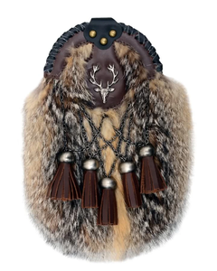 Ceintures en cuir Sporrans pour uniforme, avec garnitures en fourrure de lapin, disponibles en gros - Product Image 1