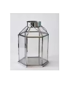 Lanterne en métal artisanale conçue pour les intérieurs de maison et la décoration de jardin avec un accent lumineux artistique - Product Image 4
