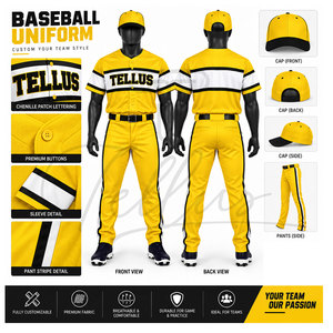 Équipe de fabrication professionnelle d'uniformes de baseball, uniformes de baseball personnalisés les plus vendus - Product Image 5