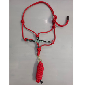 Tissage PP corde cheval licou ensemble anglais selle Style équitation et sports équestres vente en gros cuir cheval licou en vente - Product Image 1