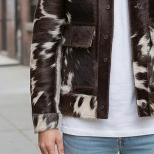 Chaqueta de cuero para hombre hecha a mano, chaqueta de invierno para hombre, chaqueta de cuero vacuno vintage de primera calidad para hombre - Product Image 3