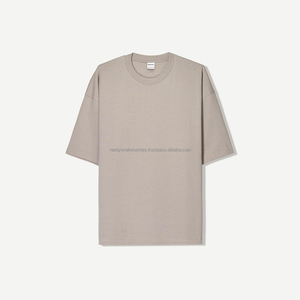 Haute qualité 100% coton multicolore grande taille blanc respirant Anti-rétrécissement 300g hommes surdimensionné Fitness unisexe personnalisé Streetwear - Product Image 5