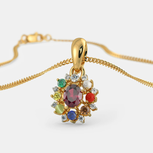 Collar con Colgante Chapado en Oro para Mujer, con Diseño de Flor de Cristal y Diamantes de Imitación, Cadena de Serpiente, Joyería Clásica para Uso Diario - Product Image 1