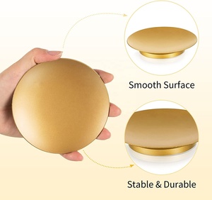 Soporte de vela metálico duradero negro liso Soporte de vela de pilar de diseño contemporáneo Soportes de vela de iluminación decorativa de mesa - Product Image 6