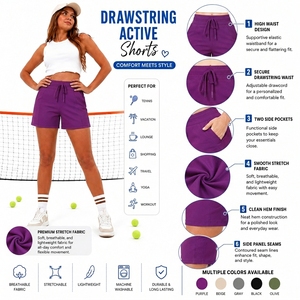Shorts de golf pour femmes, fabrication OEM, marque privée, fabricant de vêtements de golf haut de gamme, directement de l'usine - Product Image 6
