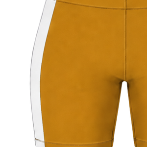 Shorts de football jaune moutarde, uniforme sportif, vêtements d'entraînement d'équipe, vêtements de sport personnalisés, vêtements de performance - Product Image 2